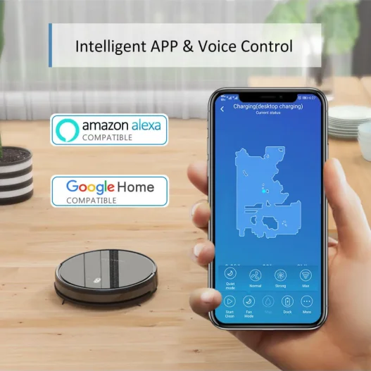 Tesvor M1 Robot Vacuum Alexa & Google Home