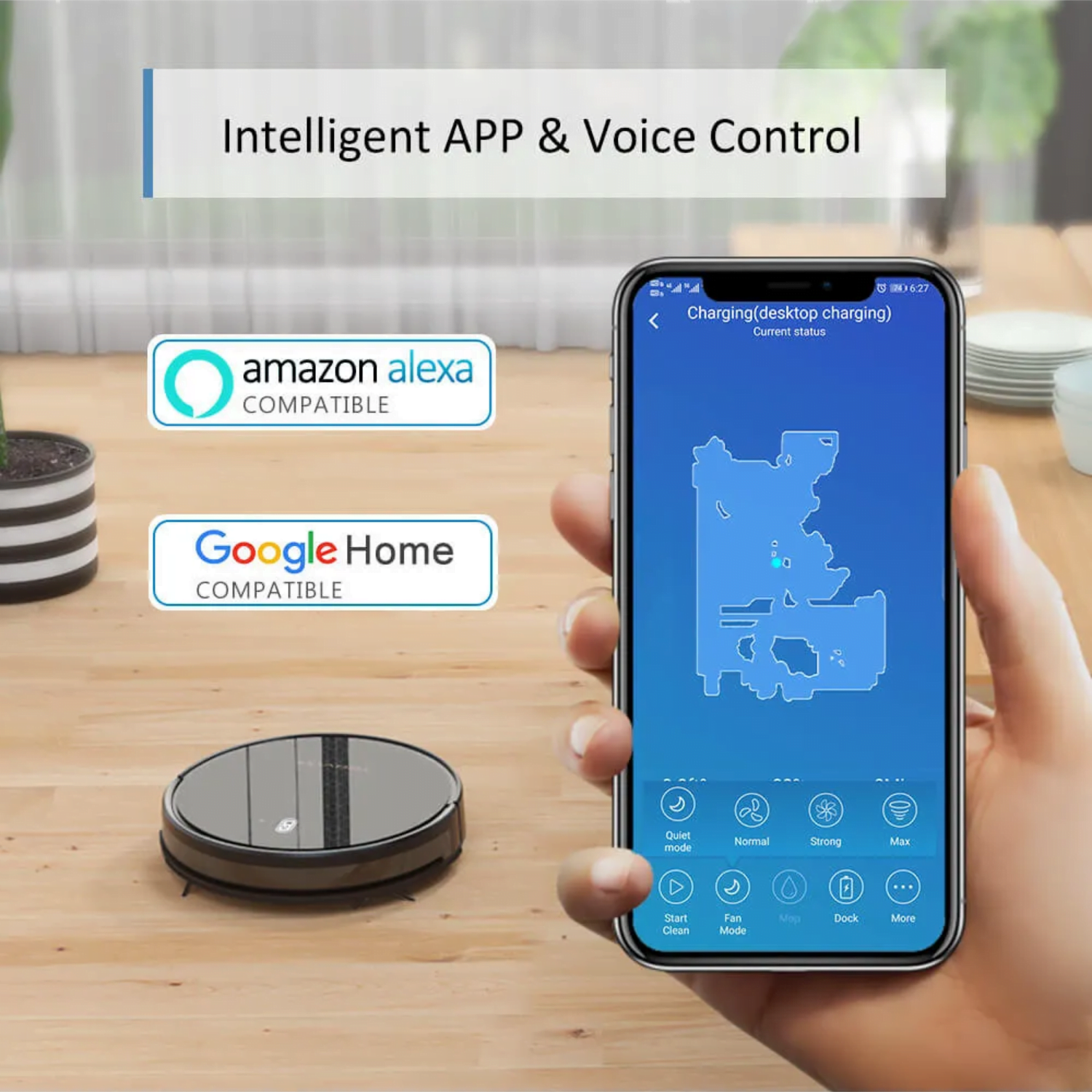 Strong Tesvor M1 Robot Vacuum | 4000 Pa | Tesvor Australia