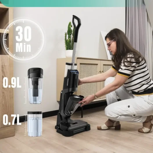 Tesvor R5 Wet-Dry Cordless Vacuum Capacity