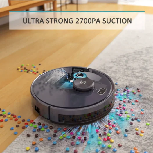 Tesvor S6 Robot Vacuum Identify 2700 Pa Suction