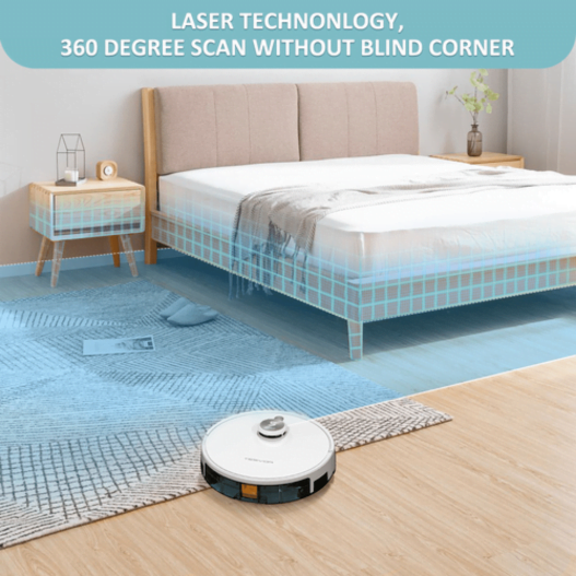 Tesvor S6 Turbo Robot Vacuum Laser Technology