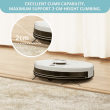 Tesvor S6 TURBO climbing Tesvor S6 Turbo Robot Vacuum climbing on a thin carpet
