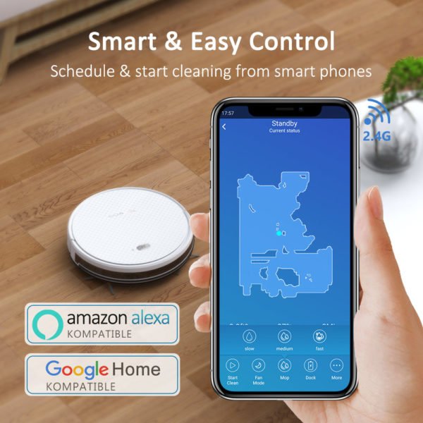 smart control robot vacuum